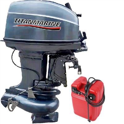 Modur Allfwrdd Jet Drive 2 Strôc Injan Cychod 40hp